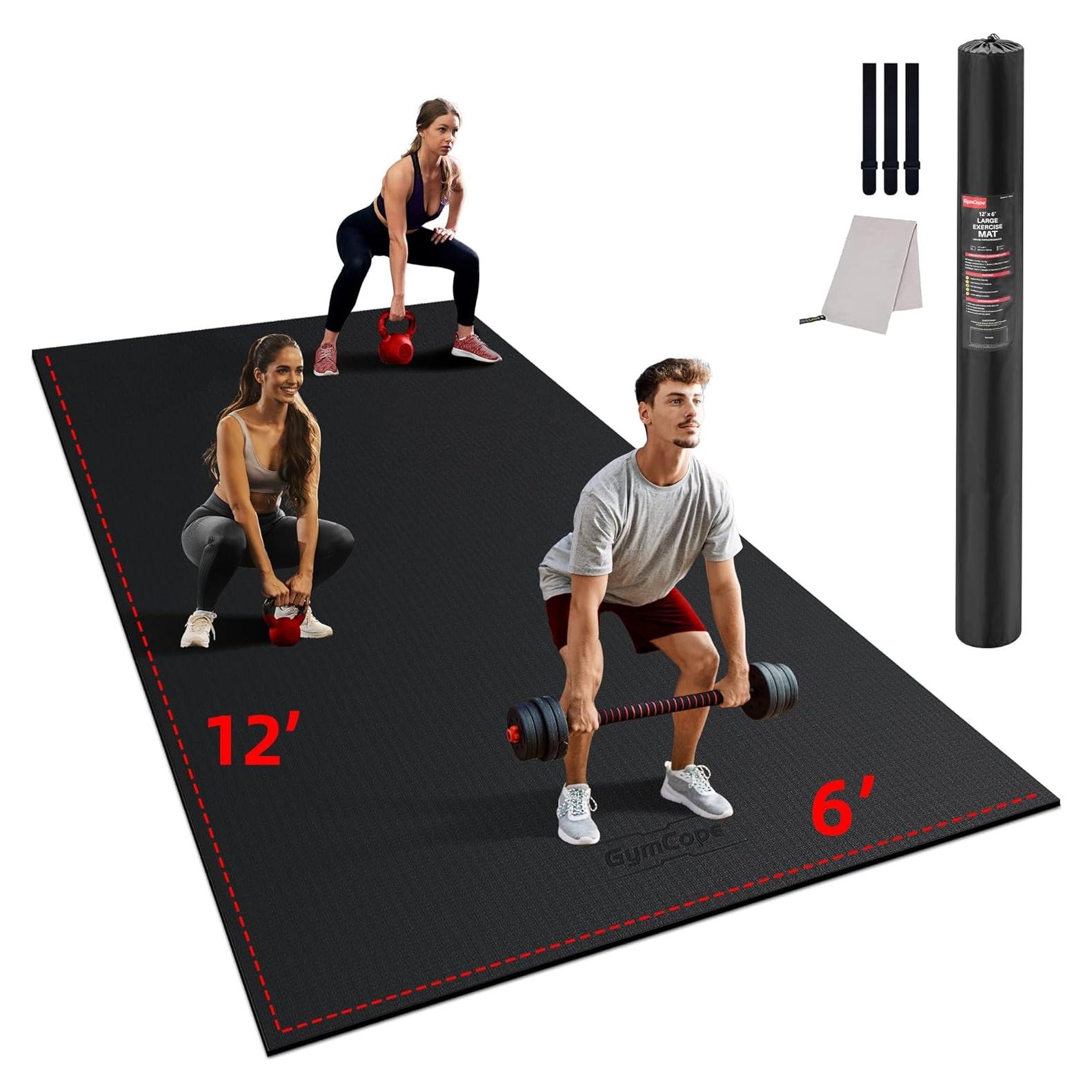 Alfombrilla de Ejercicio Grande GymCope 3.66m x 1.83m 7mm