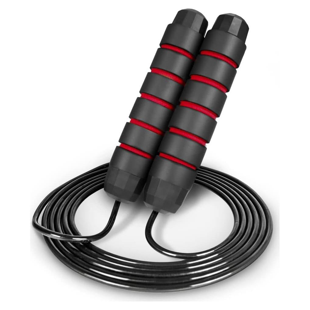 Cuerda de Saltar ProsourceFit Ajustable 2.44m con Mangos de Espuma