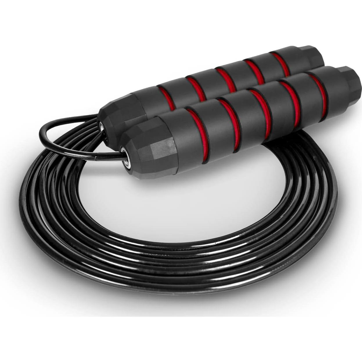 Cuerda de Saltar ProsourceFit Ajustable 2.44m con Mangos de Espuma