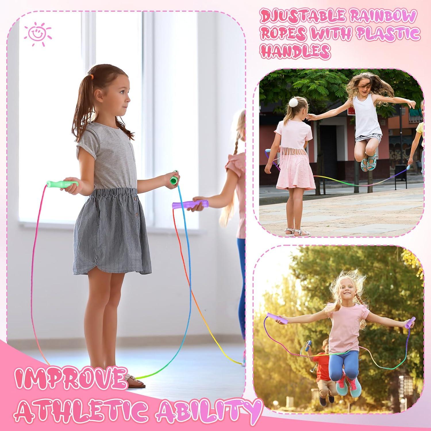 Cuerdas de Saltar Coloridas PullCrease 48 Piezas Ajustables