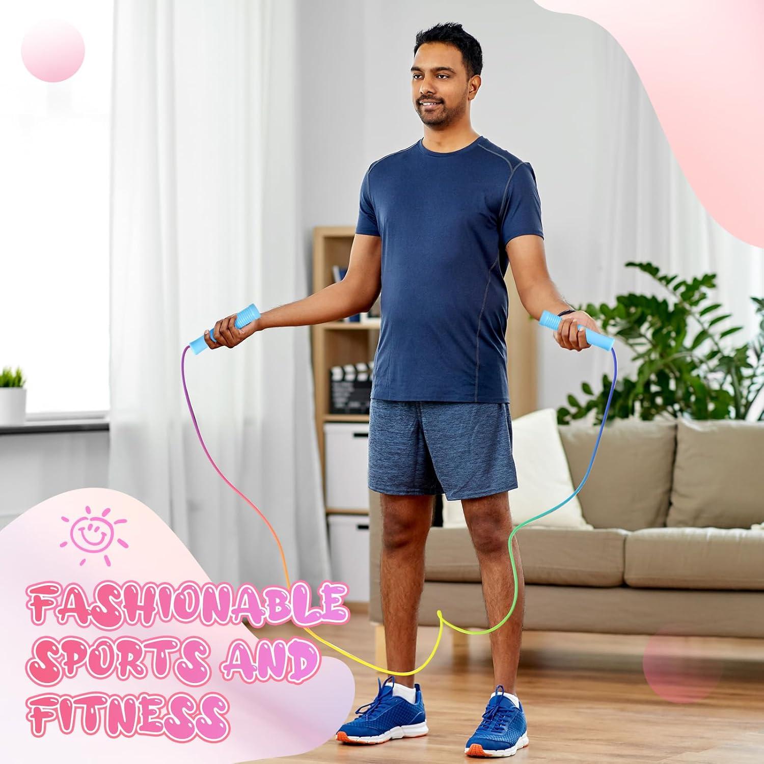 Cuerdas de Saltar Coloridas PullCrease 48 Piezas Ajustables