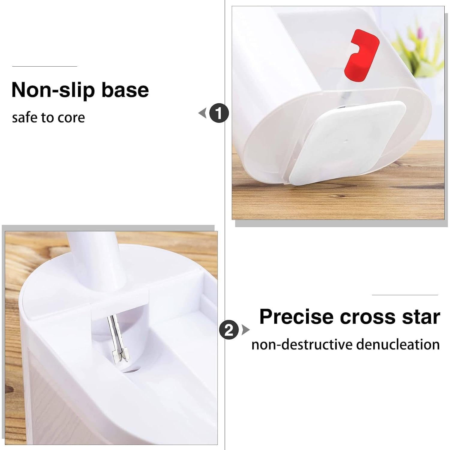 Quitapiedras de Cereza SIAM con Contenedor para Huesos