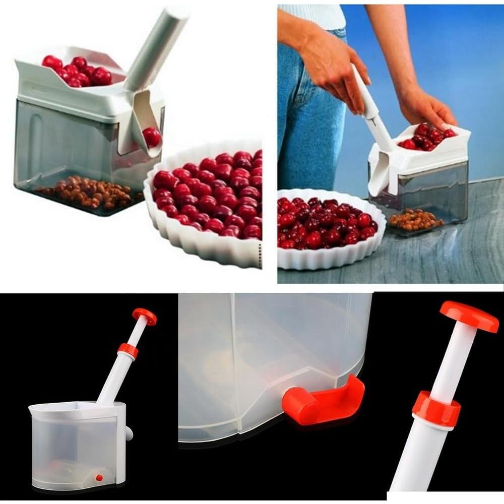 Quitapiedras de Cereza SIAM con Contenedor para Huesos