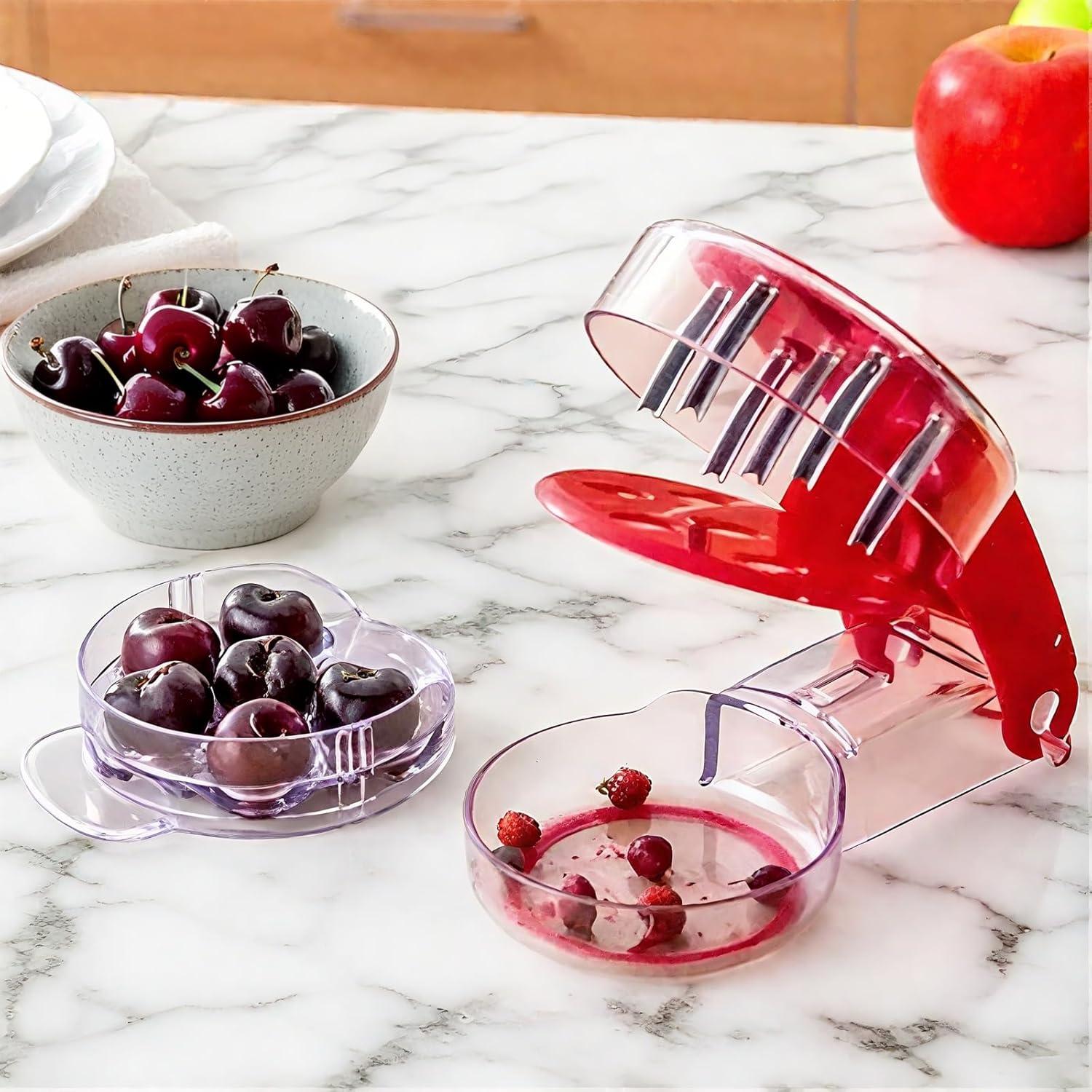 Quita Huesos de Cereza JORMEY 6 Agujeros Acero Inoxidable