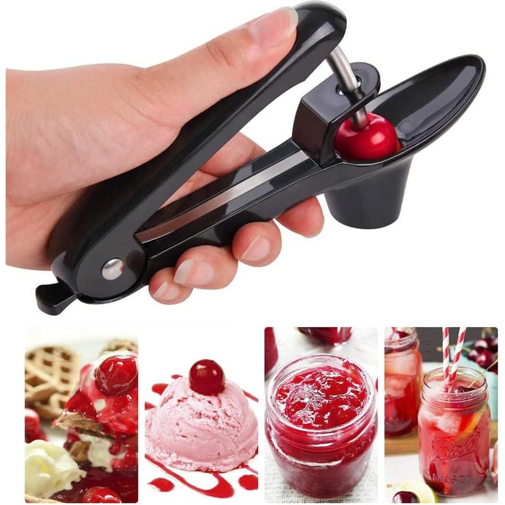 Deshuesador de Cereza Yun River Negro Acero Inoxidable