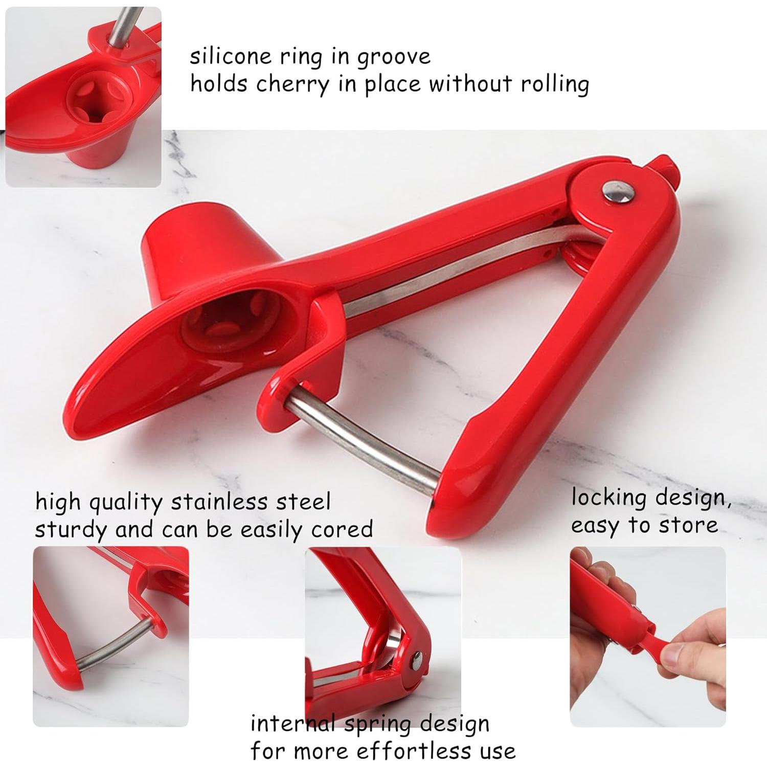 Removedor de Huesos de Cereza UGpine Rojo 21.9x14 cm