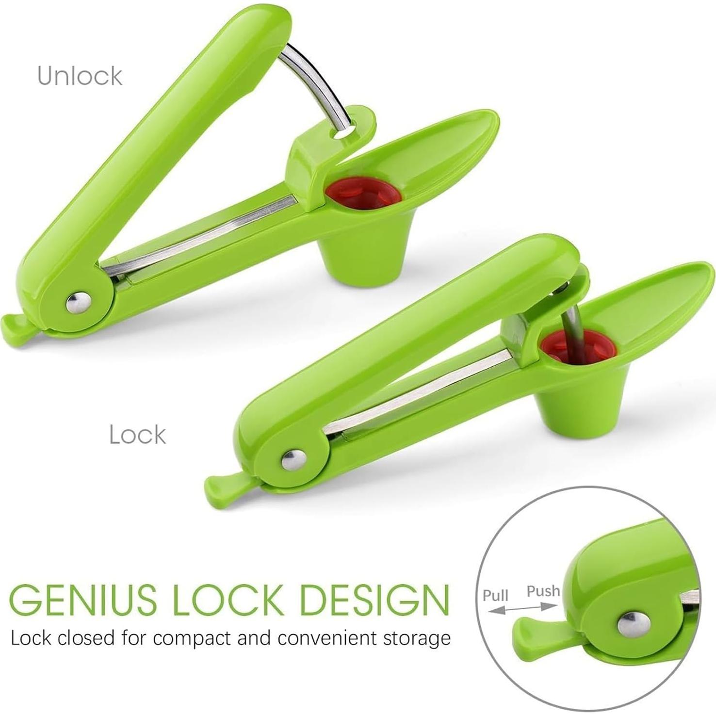 Removedor de Huesos de Cereza qiyeyeye, Acero Inoxidable, 18 cm