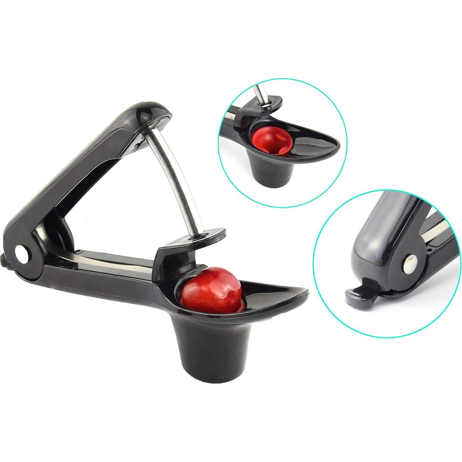 Herramienta Deshuesadora de Cerezas Yillsen - Acero Inoxidable Negro