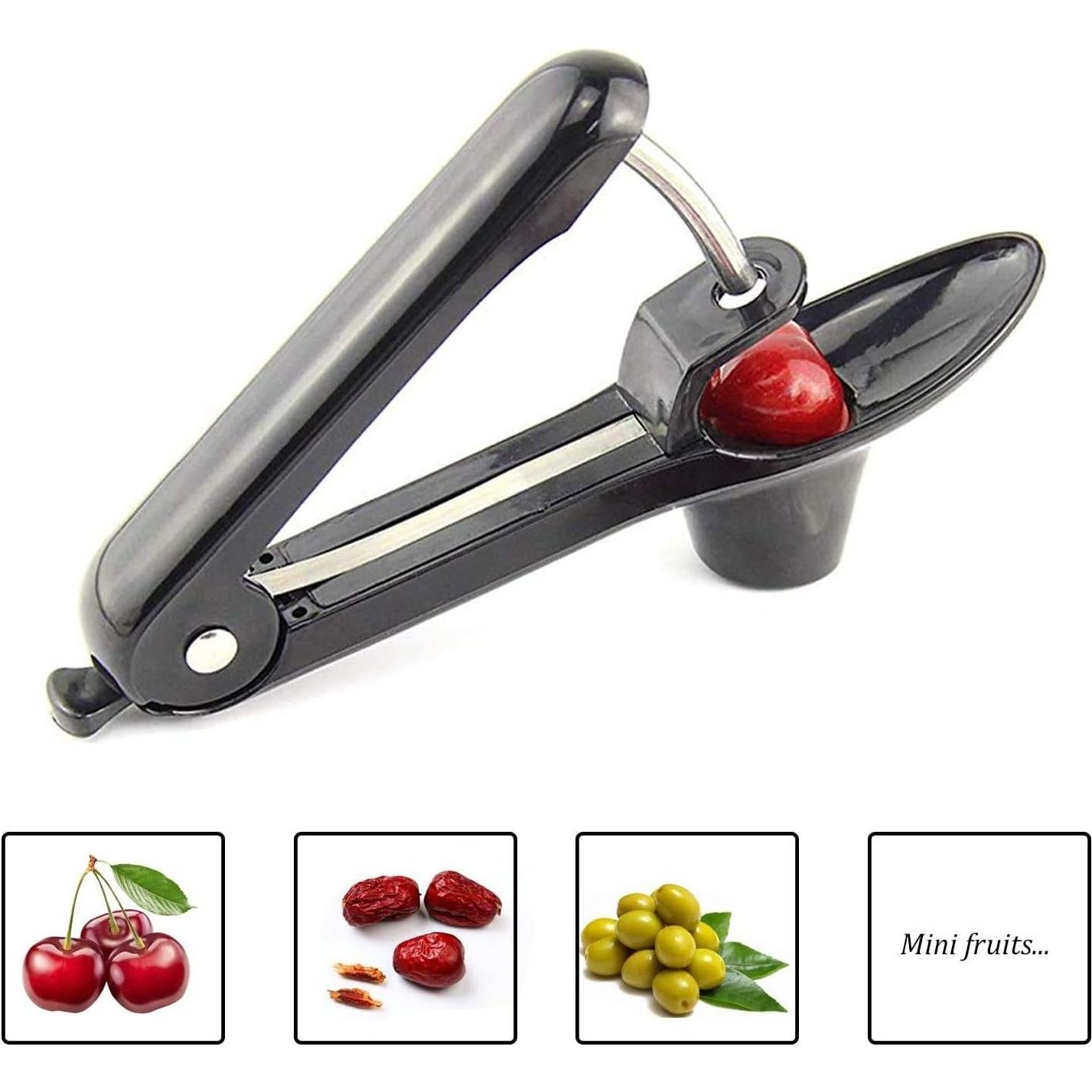 Herramienta Deshuesadora de Cerezas Yillsen - Acero Inoxidable Negro
