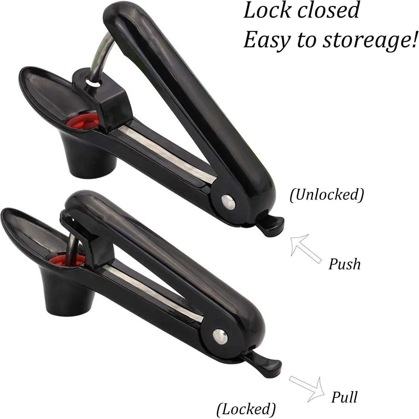 Herramienta Deshuesadora de Cerezas Yillsen - Acero Inoxidable Negro