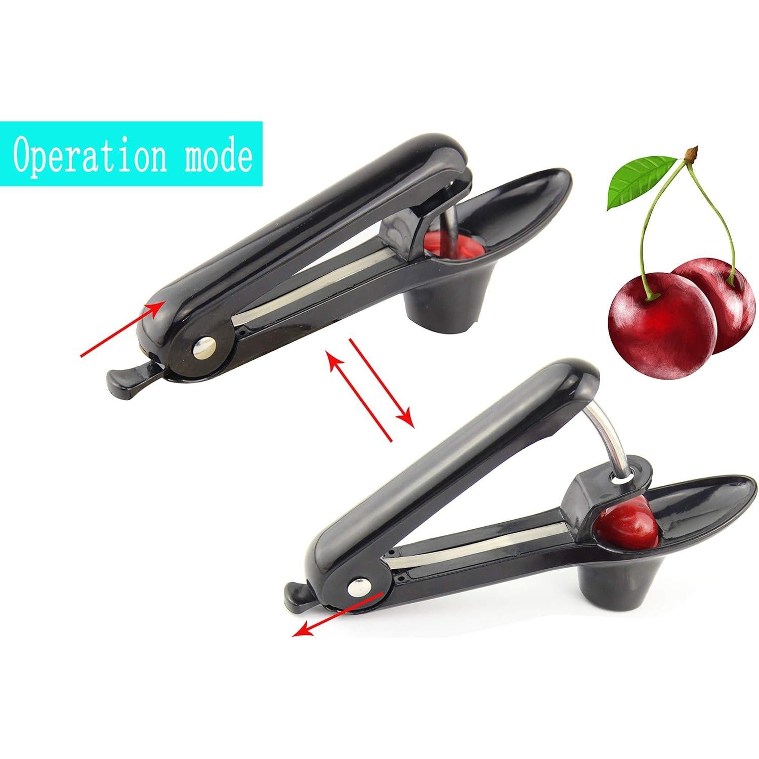 Herramienta Deshuesadora de Cerezas Yillsen - Acero Inoxidable Negro