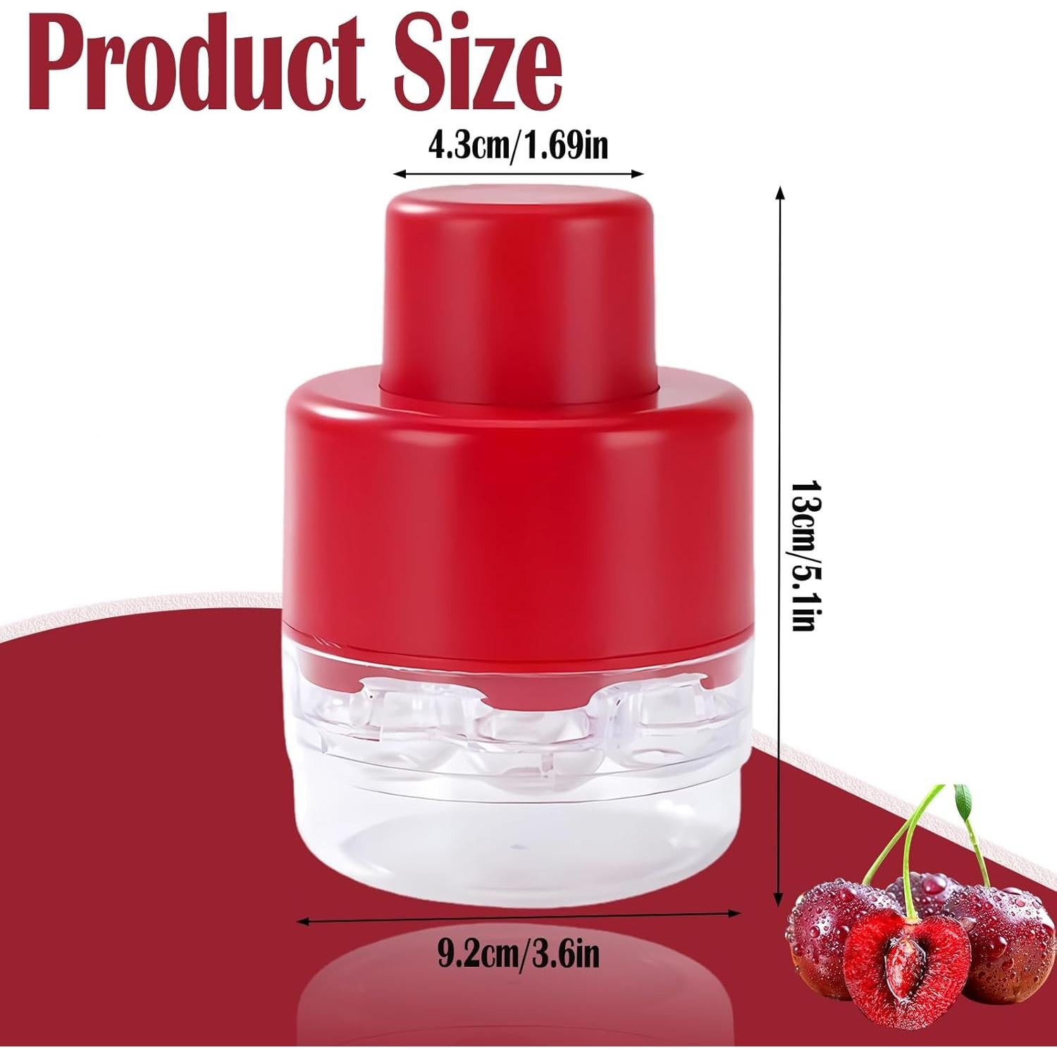 Quita Huesos de Cereza FMOYSIEN 7 en 1, Plástico Grado Alimenticio