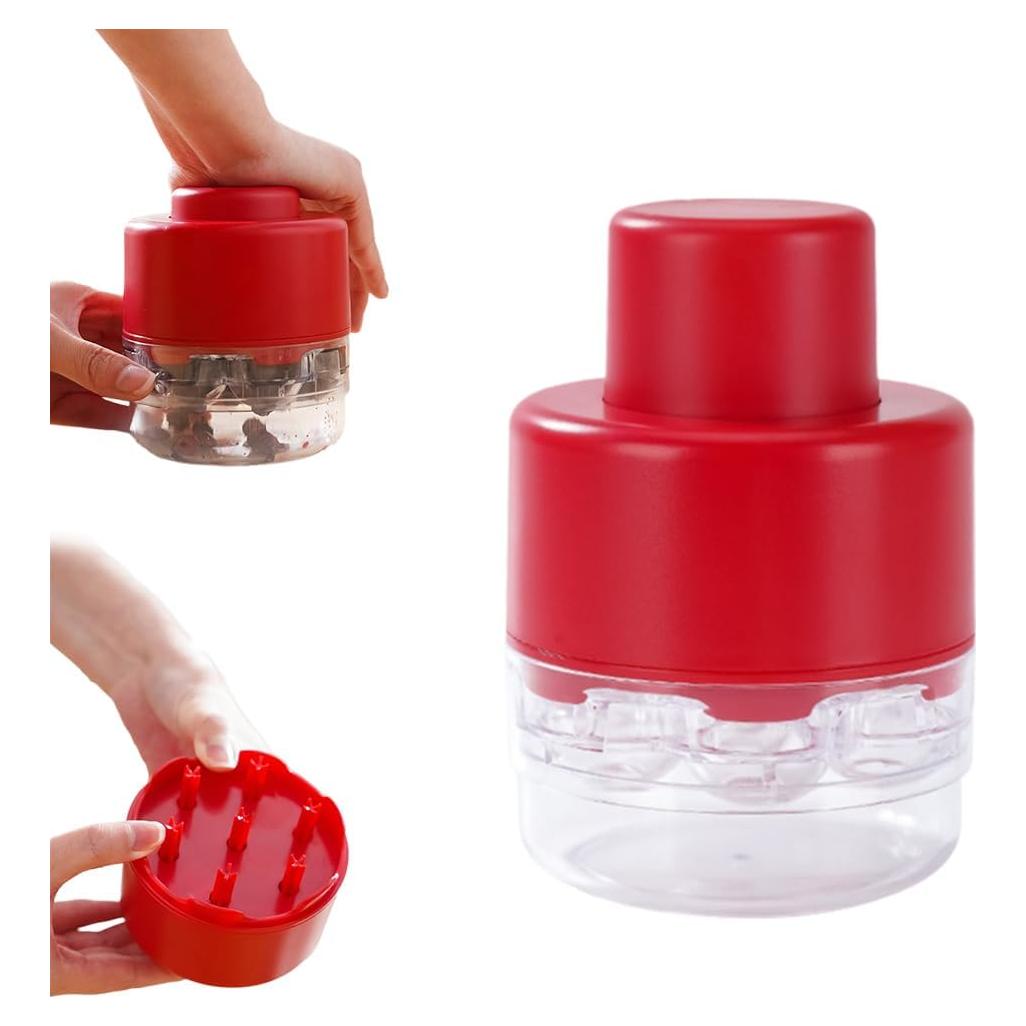 Deshuesador de Cerezas Hulezt 7 Hoyos Portátil Fácil Limpieza