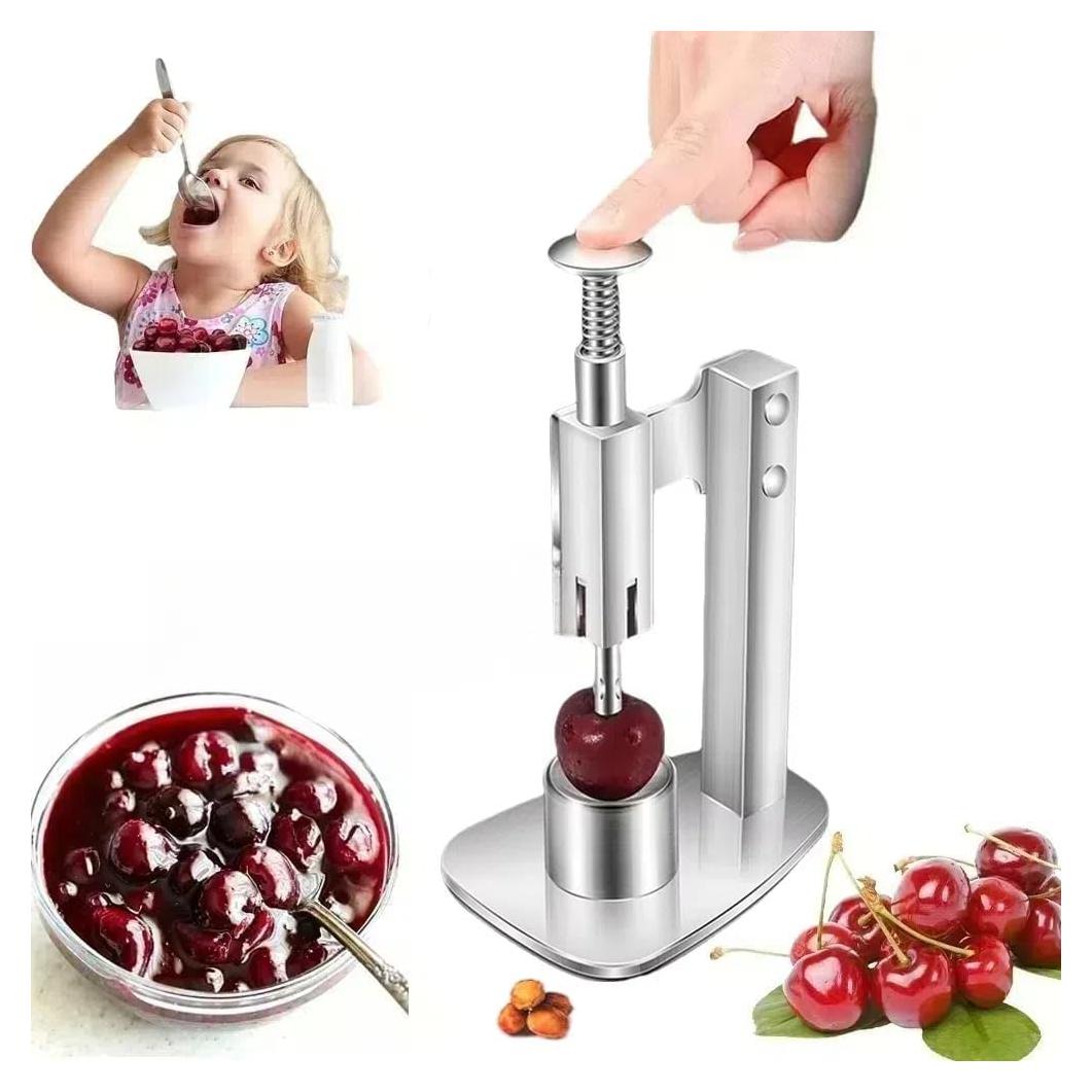 Quitapits de Cereza Manual LIYISHUO Acero Inoxidable 32mm