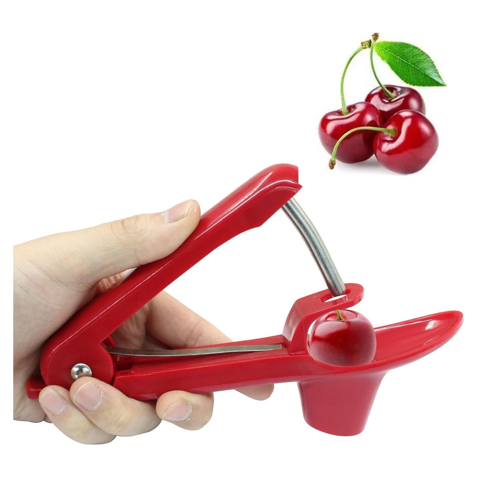 Extractor de Huesos de Cereza Kemcatui Rojo 18 cm