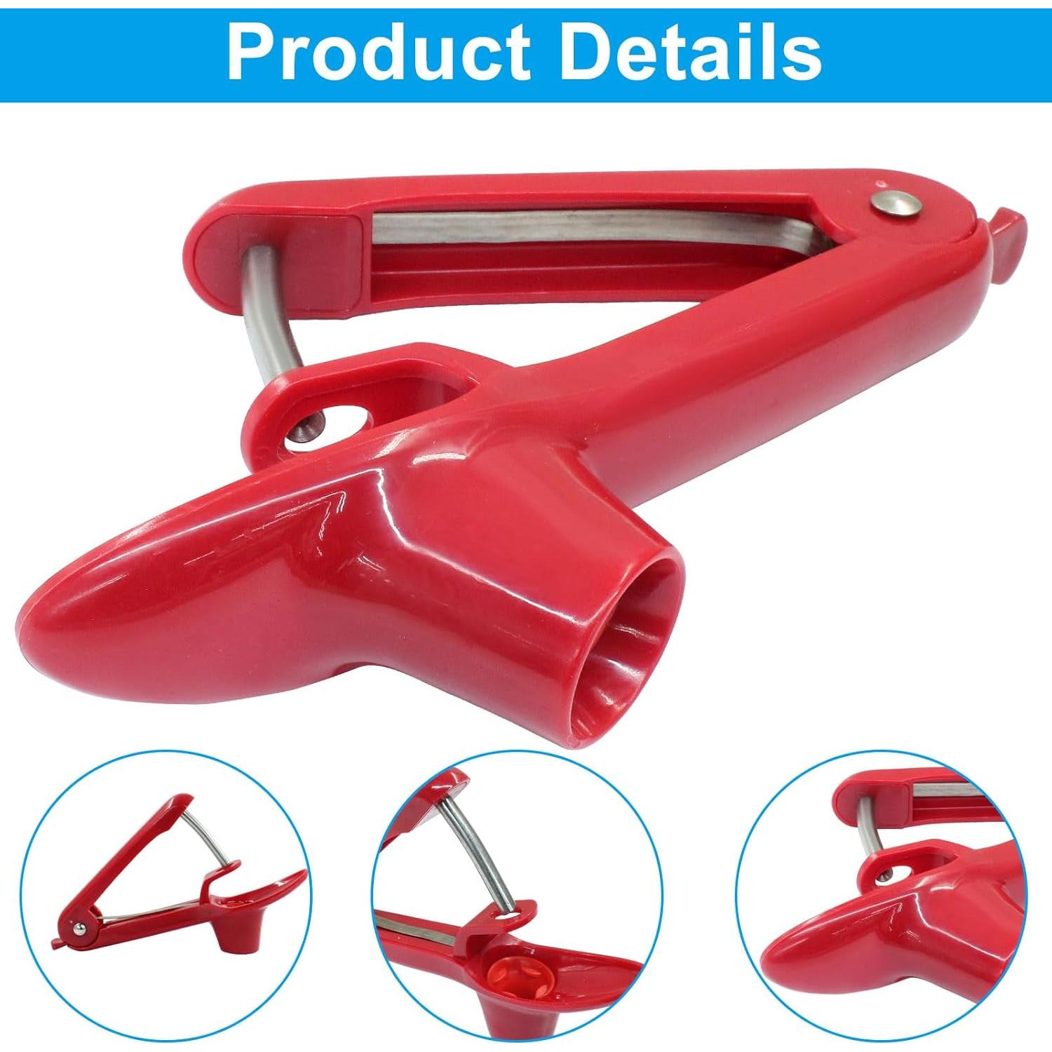 Extractor de Huesos de Cereza Kemcatui Rojo 18 cm