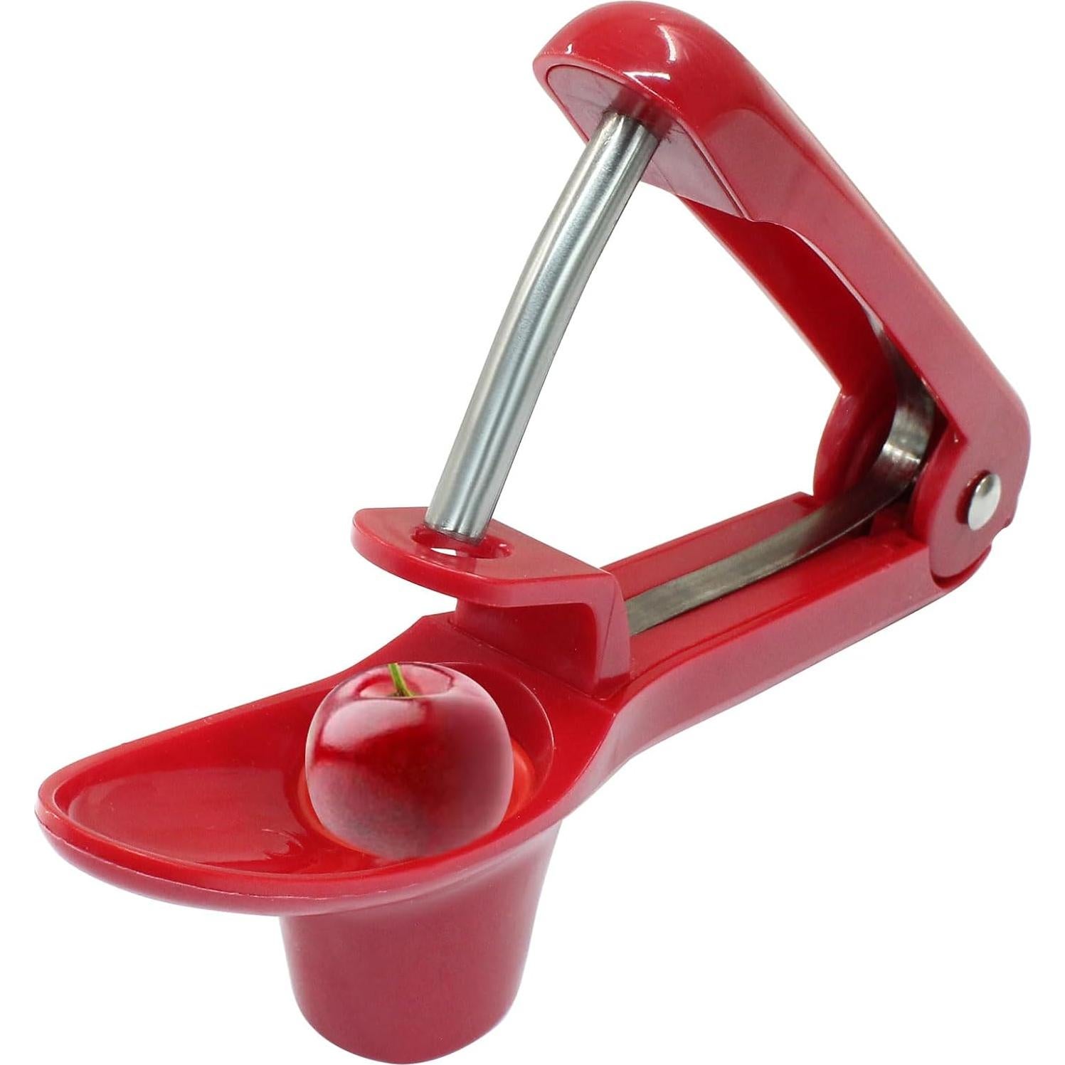Extractor de Huesos de Cereza Kemcatui Rojo 18 cm