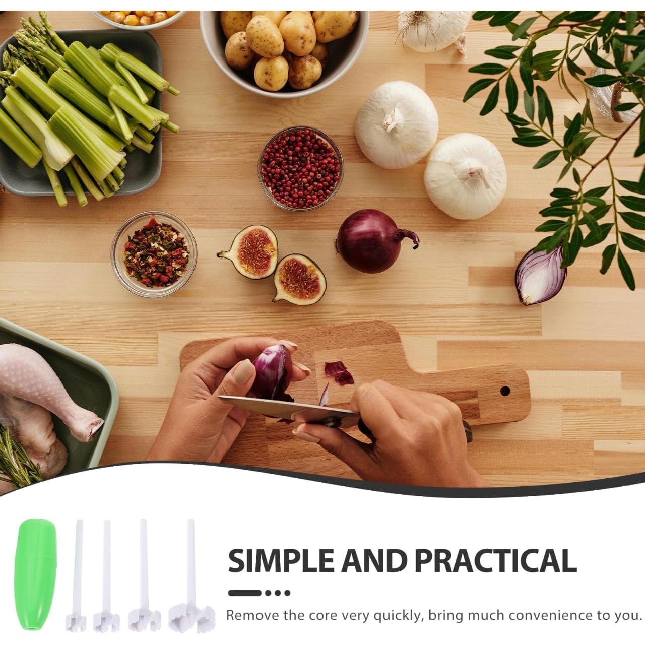 Deshuesadora de Cereza HOLIDYOYO Verde 2 Sets Gadget de Cocina