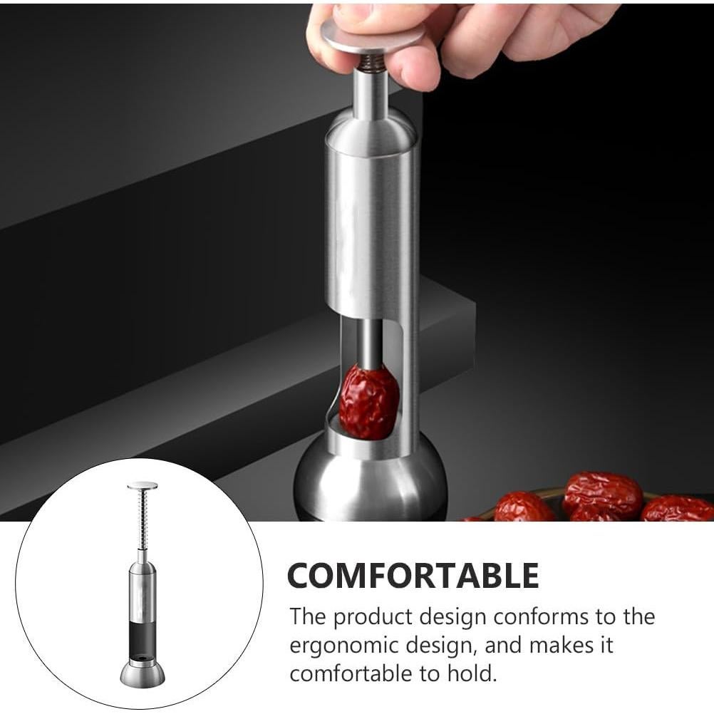 Deshuesador de Frutas Hemoton de Acero Inoxidable 26cm