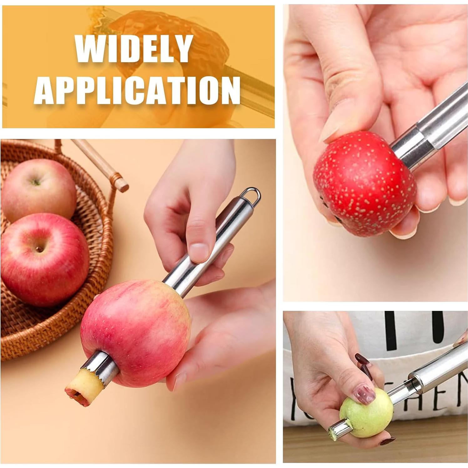 Juego de 4 herramientas para quitar corazones de frutas Coufce