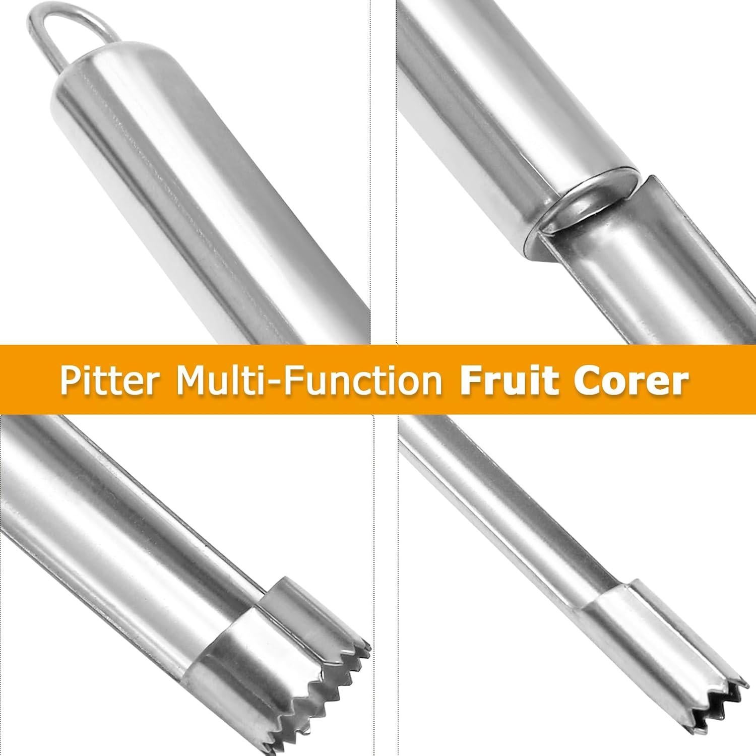 Juego de 4 herramientas para quitar corazones de frutas Coufce