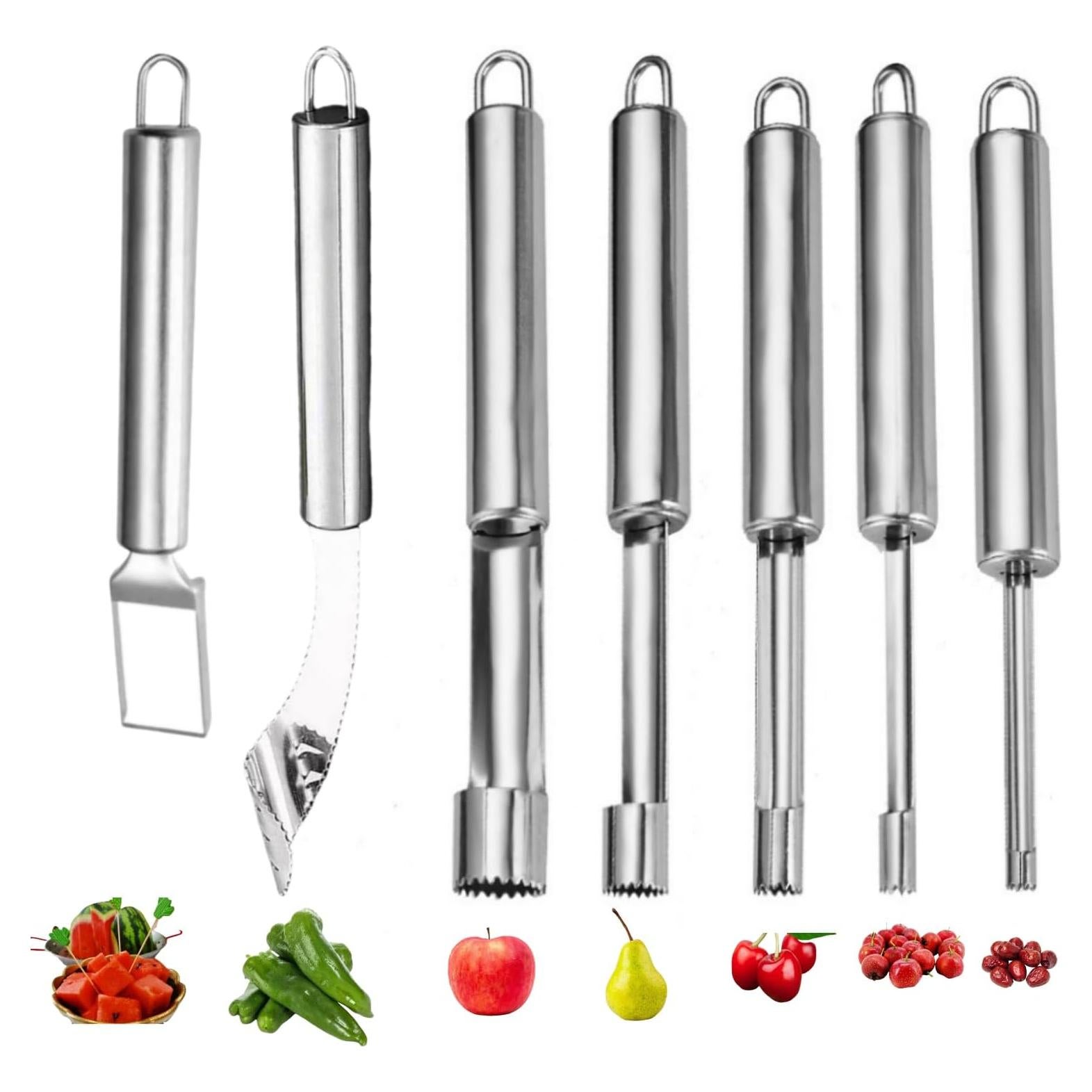 Juego de Herramientas de Acero Inoxidable para Desinfectar Frutas y Verduras - KKpxafl