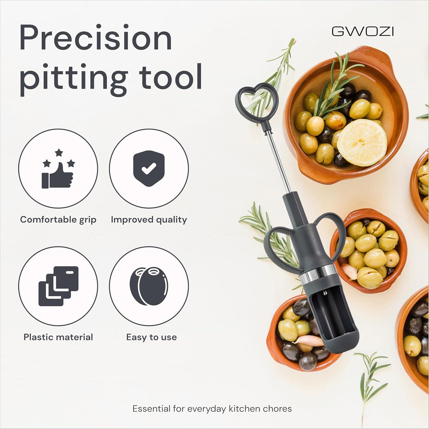 Deshuesador de Frutas GWOZI de Acero Inoxidable - Quita Semillas