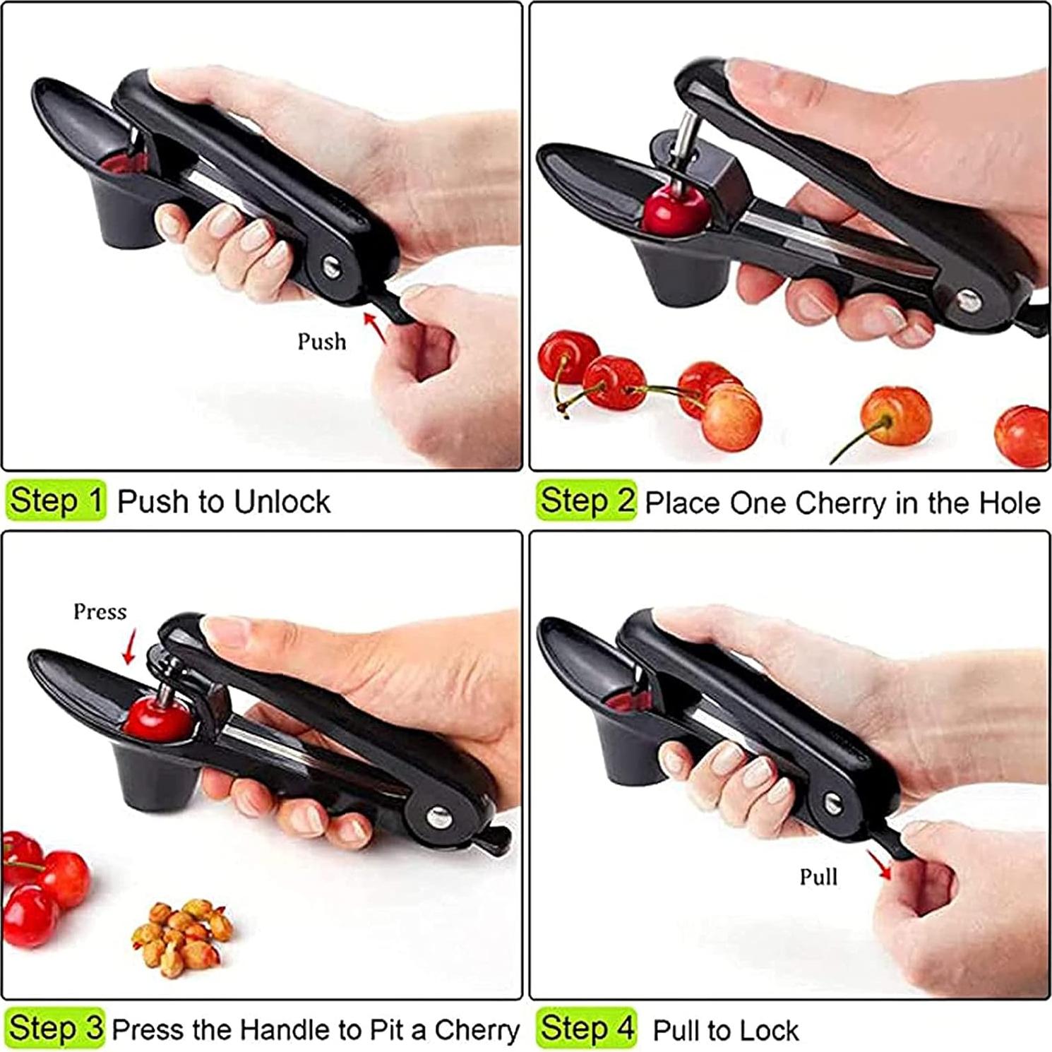 Deshuesadora de Cerezas ZLMC Rápida y Segura, 20.5 cm