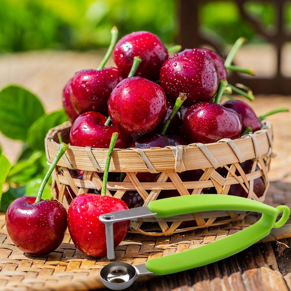 Cherry Pitter Cherry Pitter Tool,2024 Upgraded Cherry Core Pit Remover Cherry Pitter Tool Pit Remover for Making Cherry Jam Cherries,Cherry Pit Remover Corer Pitter Tool for Home Kitchen (Purple)