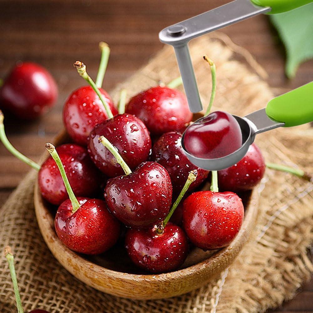 Cherry Pitter Cherry Pitter Tool,2024 Upgraded Cherry Core Pit Remover Cherry Pitter Tool Pit Remover for Making Cherry Jam Cherries,Cherry Pit Remover Corer Pitter Tool for Home Kitchen (Purple)