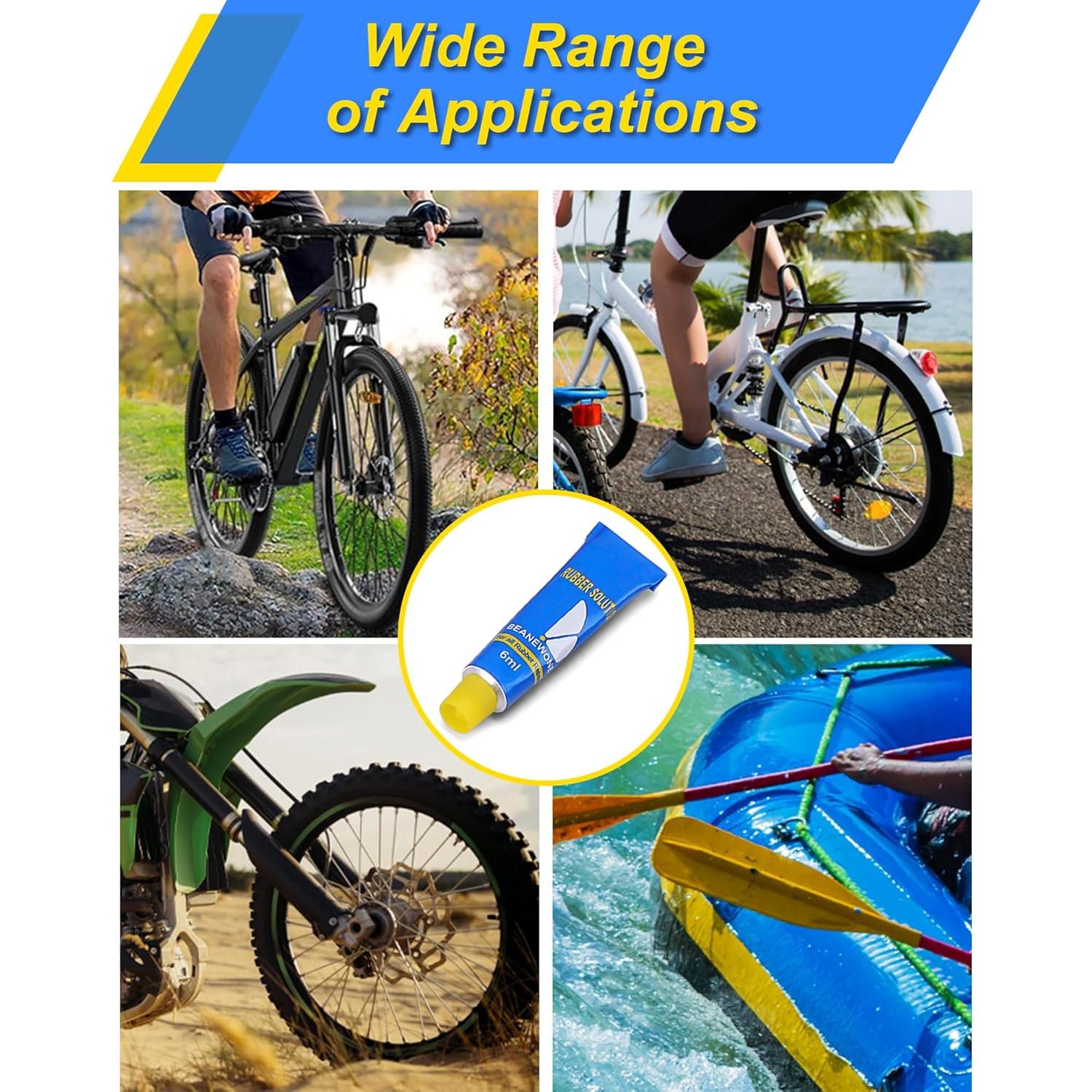 Kit de Reparación de Neumáticos BEANEWONE - 8 Parches y Pegamento