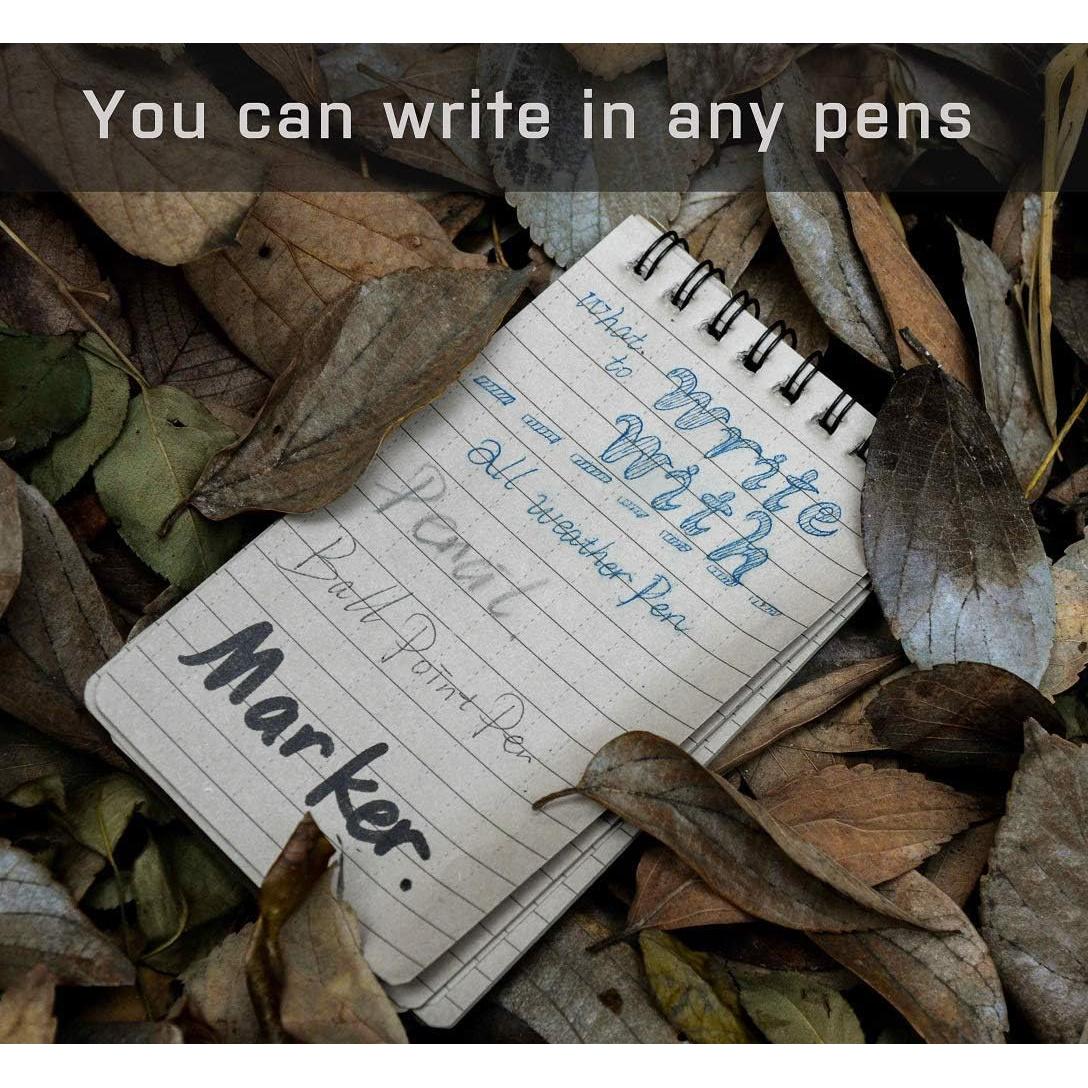 Cuaderno Impermeable Gloryfire Táctico 3x5" 5pcs para Todo Clima