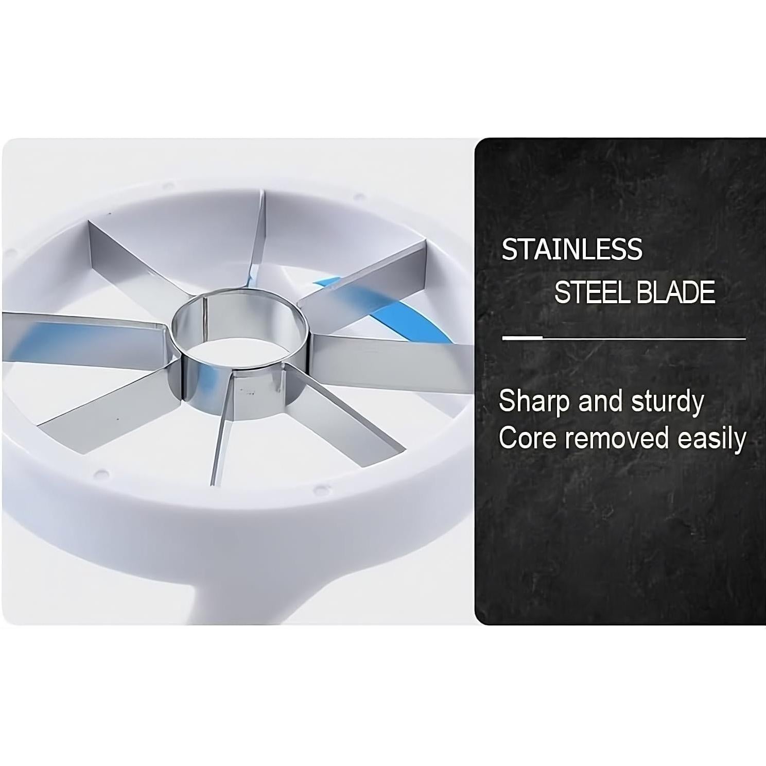 Cortador de Manzanas y Peras Elite Kitchen Supply 8 Rebanadas