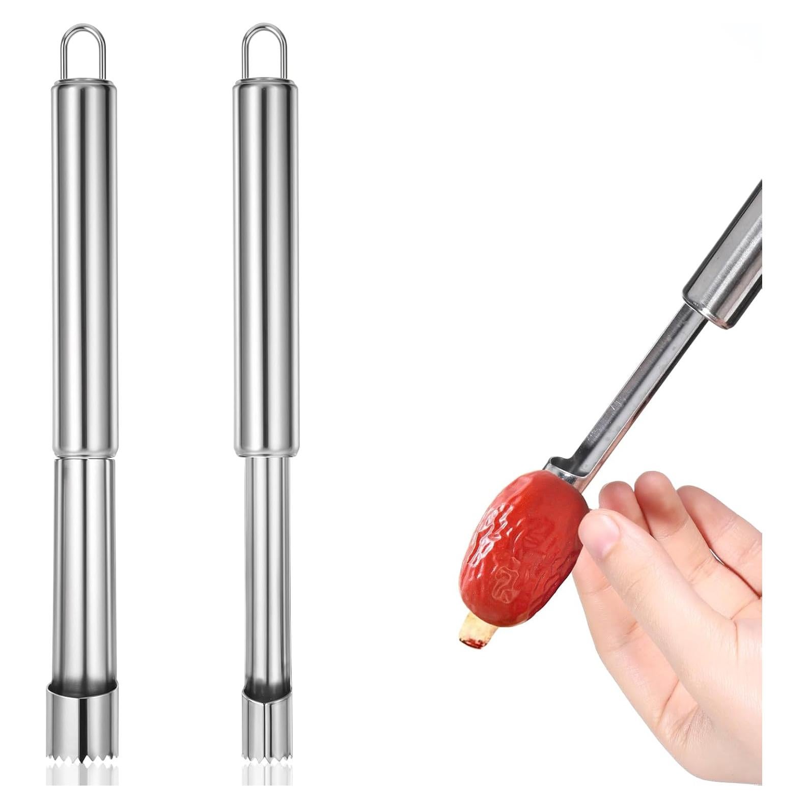 Juego de Removedores de Núcleo JIYIN Acero Inoxidable 2 PZS