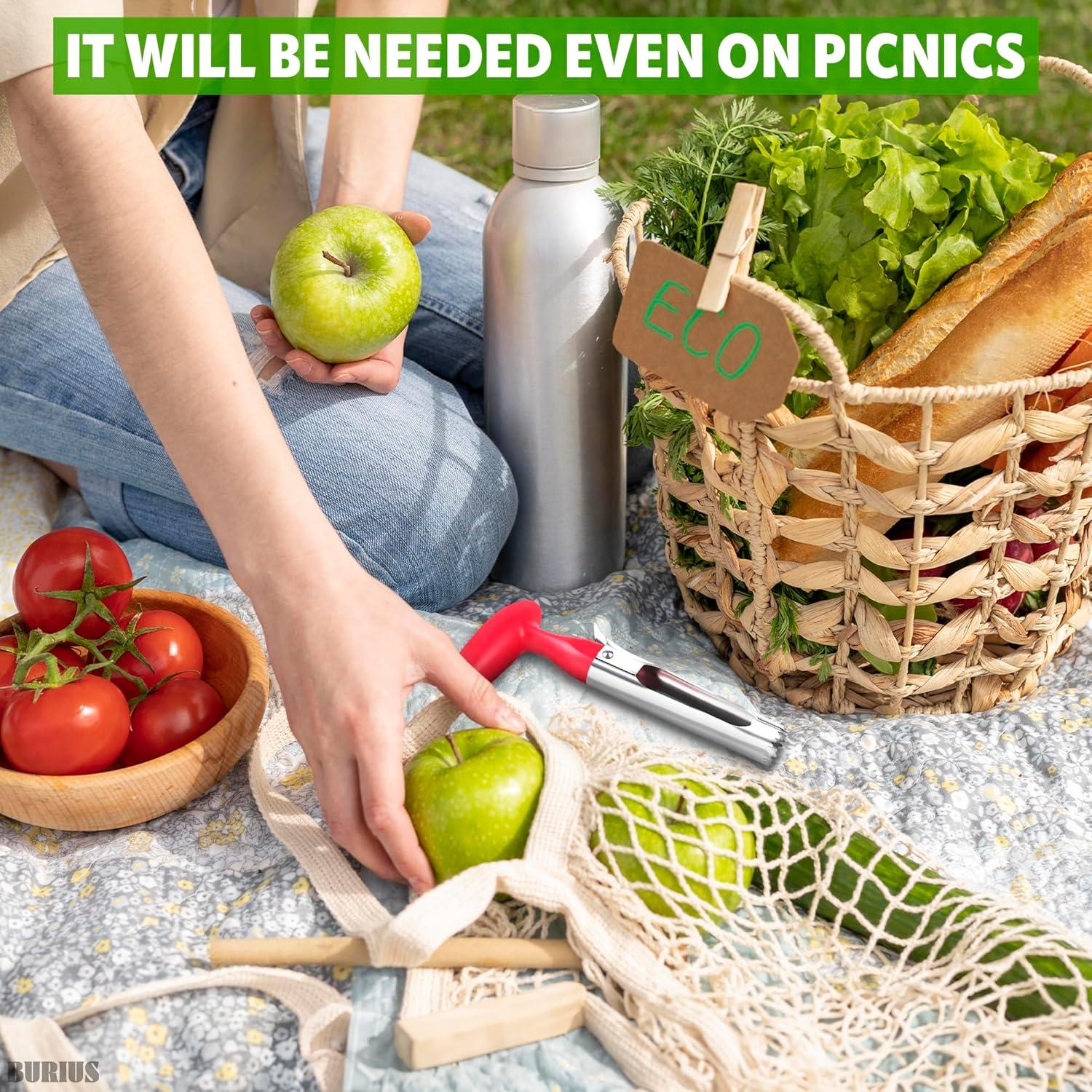 Removedor de Corazón de Manzana BURIUS Acero Inoxidable 18.5 cm