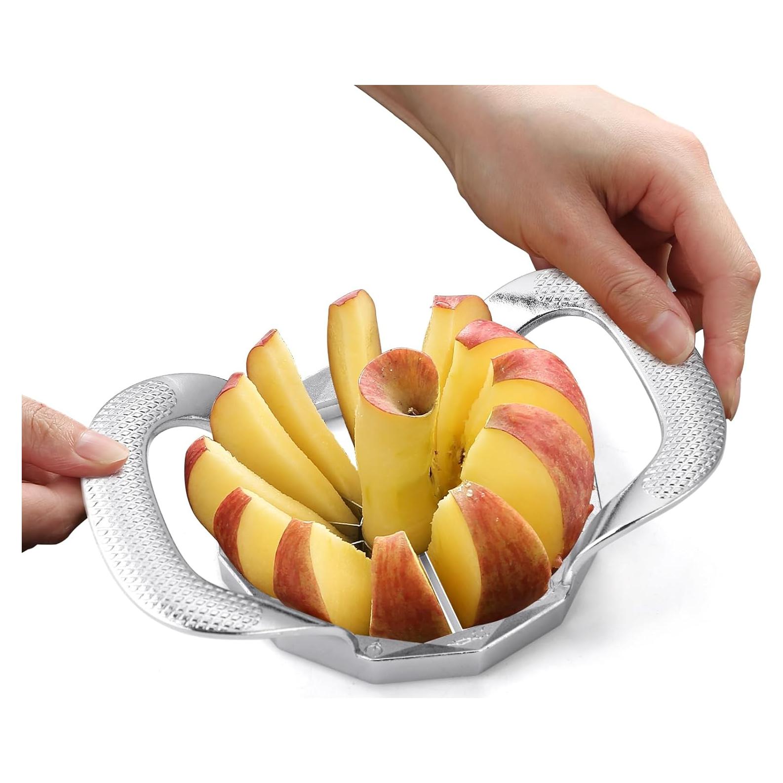 Cortador de Manzanas OIULO Acero Inoxidable 12 Cuchillas 10.16 cm