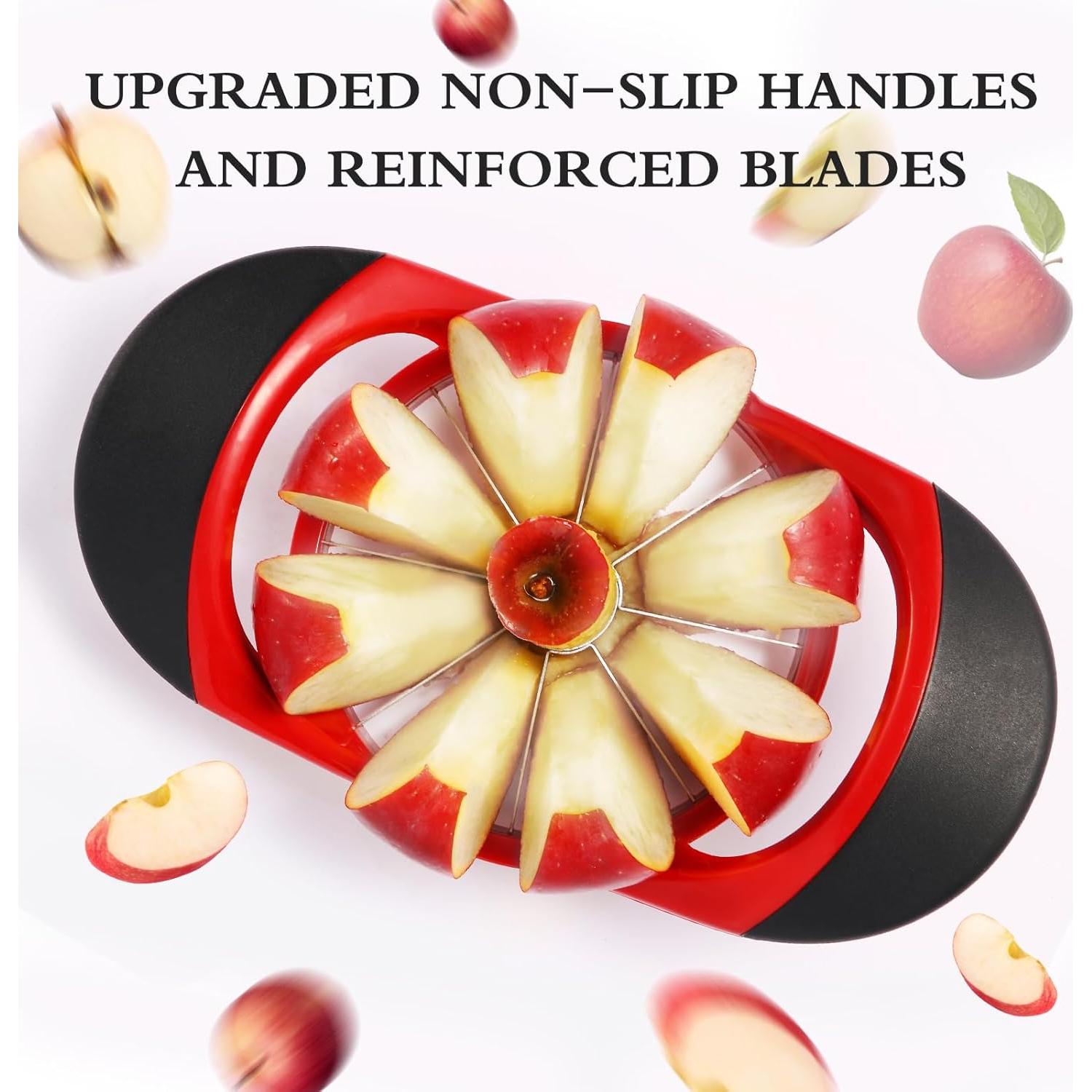 Cortador de Manzanas LIVSGNISTA 12 cm 8 Cuchillas Acero Inoxidable