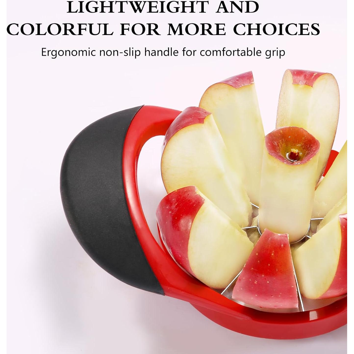 Cortador de Manzanas LIVSGNISTA 12 cm 8 Cuchillas Acero Inoxidable