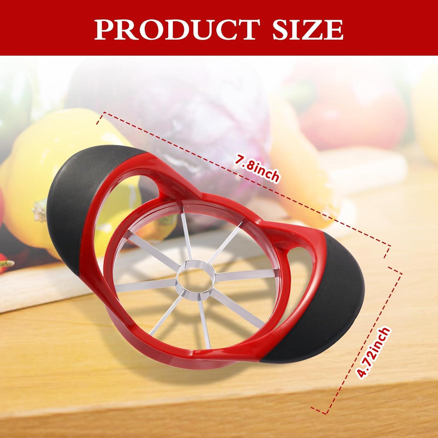 Cortador de Manzanas LIVSGNISTA 12 cm 8 Cuchillas Acero Inoxidable