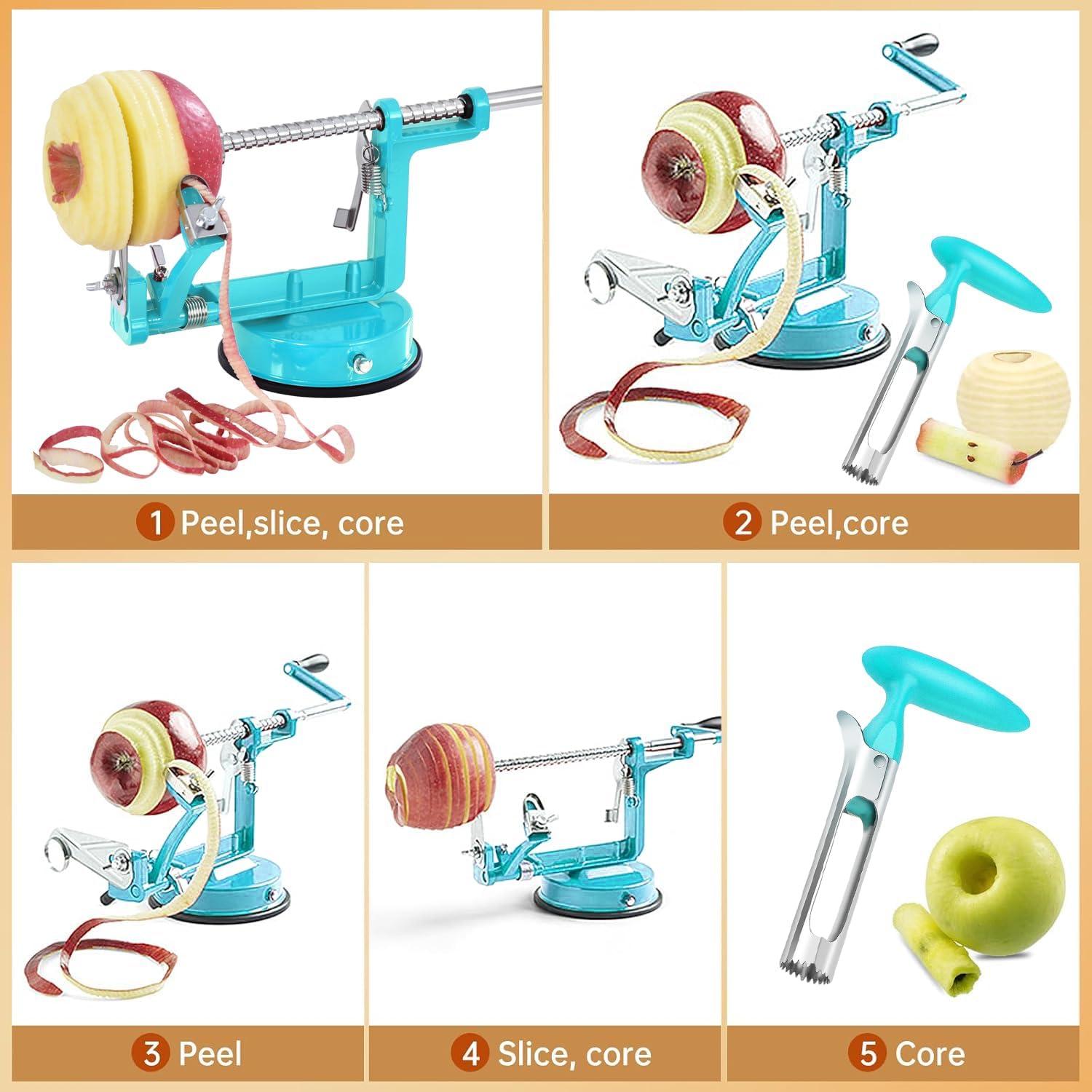 Pelador Descorazonador de Manzanas Tatida 5 en 1 Acero Inoxidable