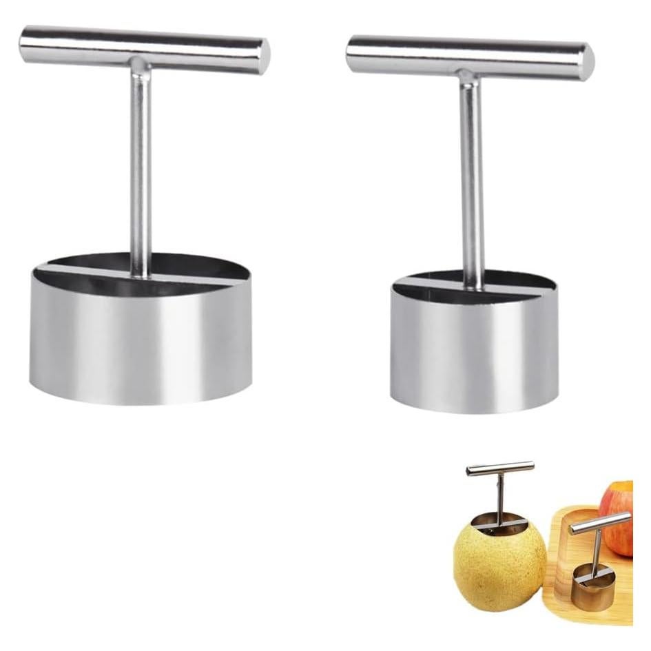 Juego de 2 Descorazonadores de Manzana Chislim Acero Inoxidable