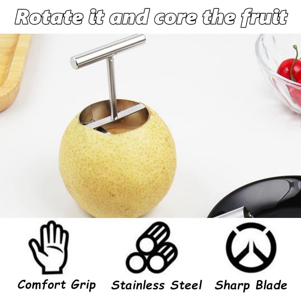 Juego de 2 Descorazonadores de Manzana Chislim Acero Inoxidable