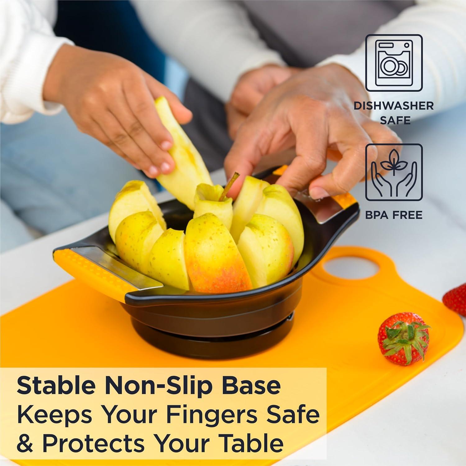 Cortador y Descorazonador de Manzanas Deiss Lux 10.8 cm Acero Inoxidable