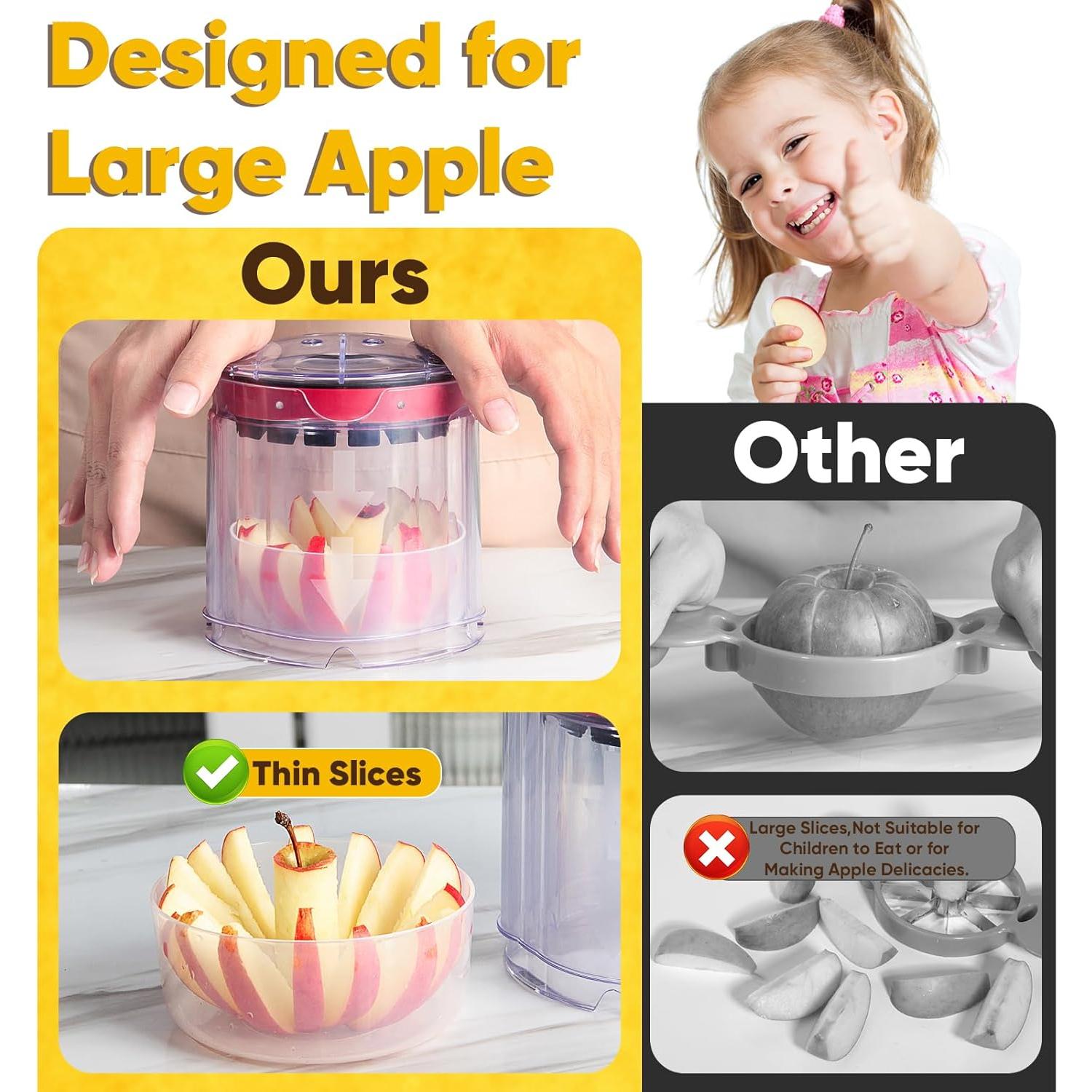 Cortador de Manzanas Newness 16 Rebanadas Acero Inoxidable