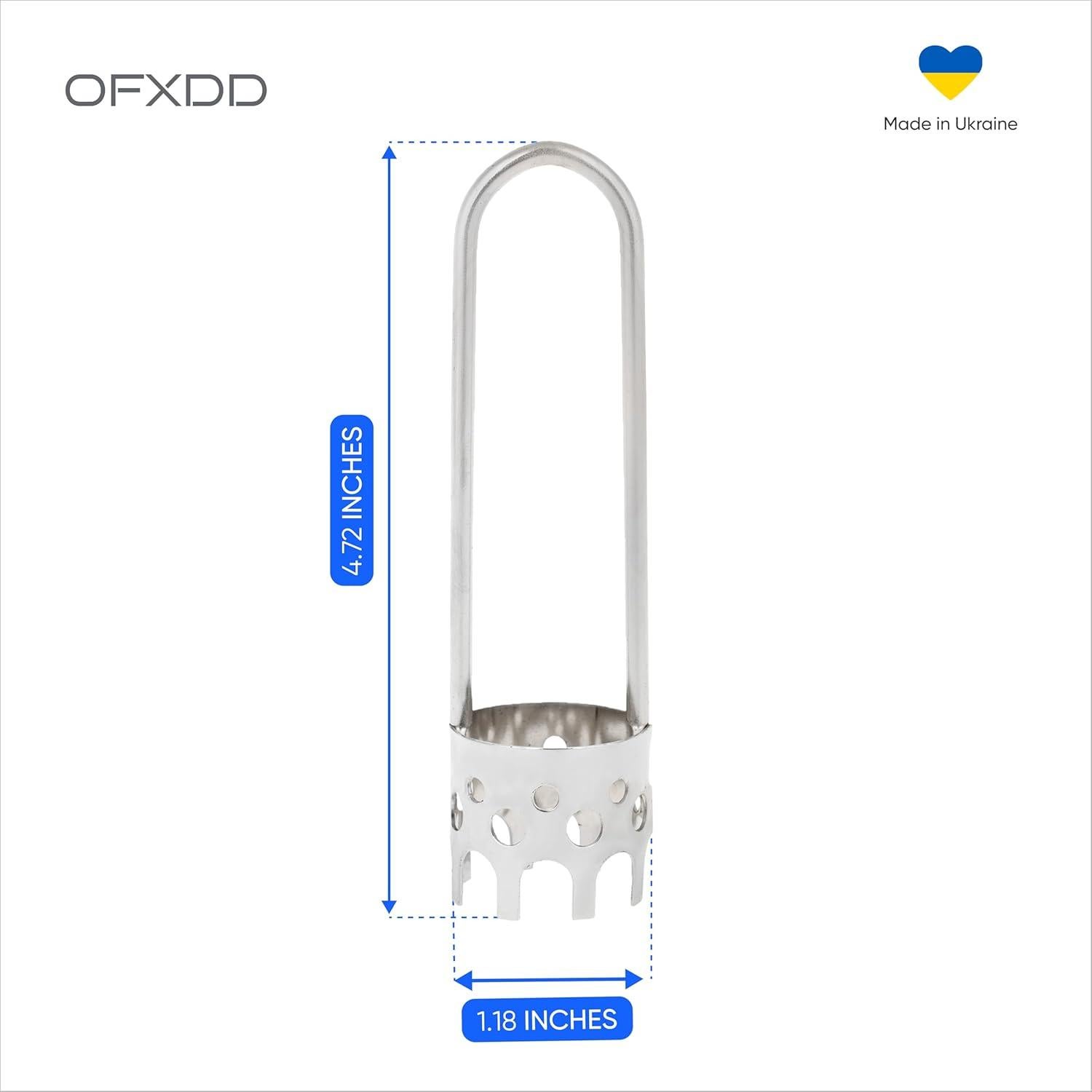 Removedor de Corazón de Frutas OFXDD - Acero Inoxidable - 3 Piezas