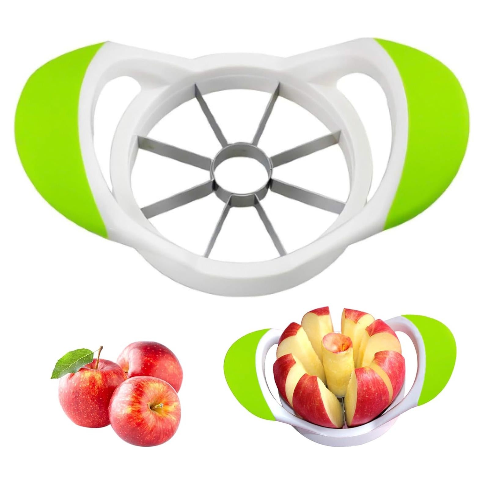 Cortador y Descorazonador de Manzanas ARSUK Verde 8 Cuchillas