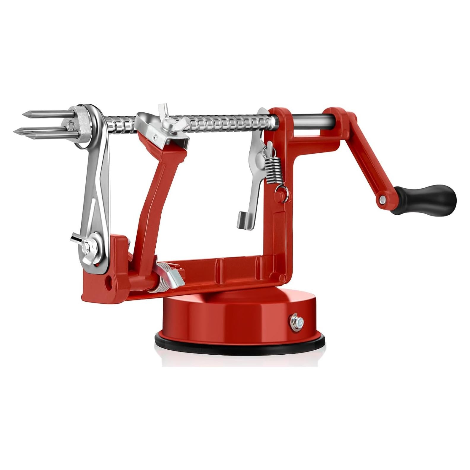 Pelador Cortador Descorazonador de Manzanas LIVSGNISTA Rojo