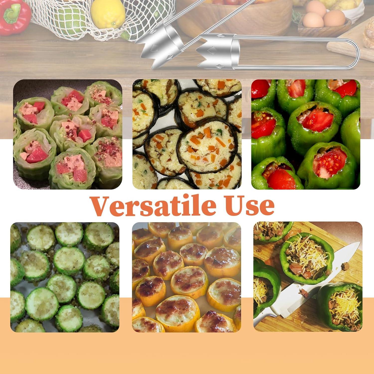 Set 2 Descorazonadores de Semillas y 2 Cepillos de Limpieza