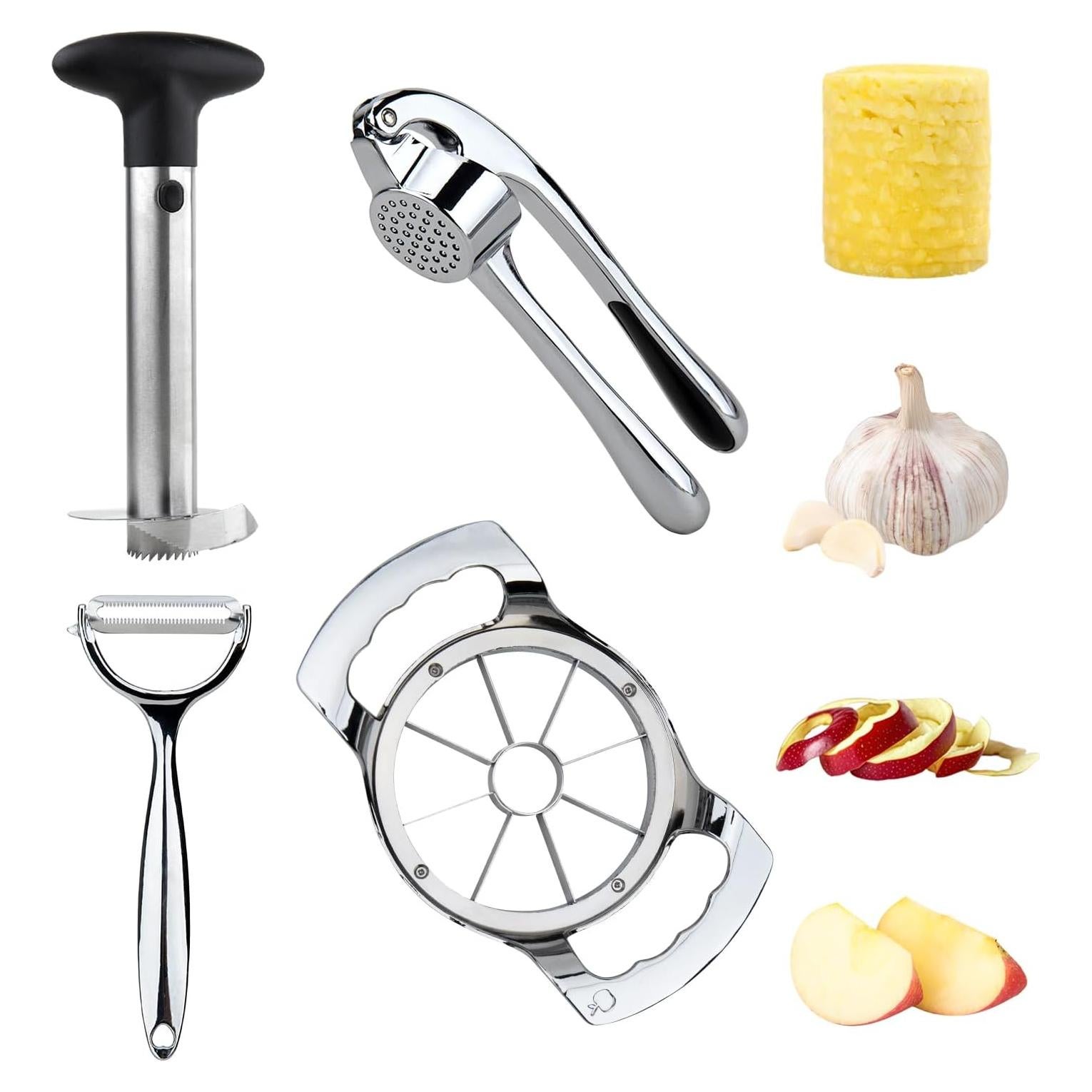 Juego de Herramientas de Cocina f. tu creencia - 4 en 1 Multifuncional