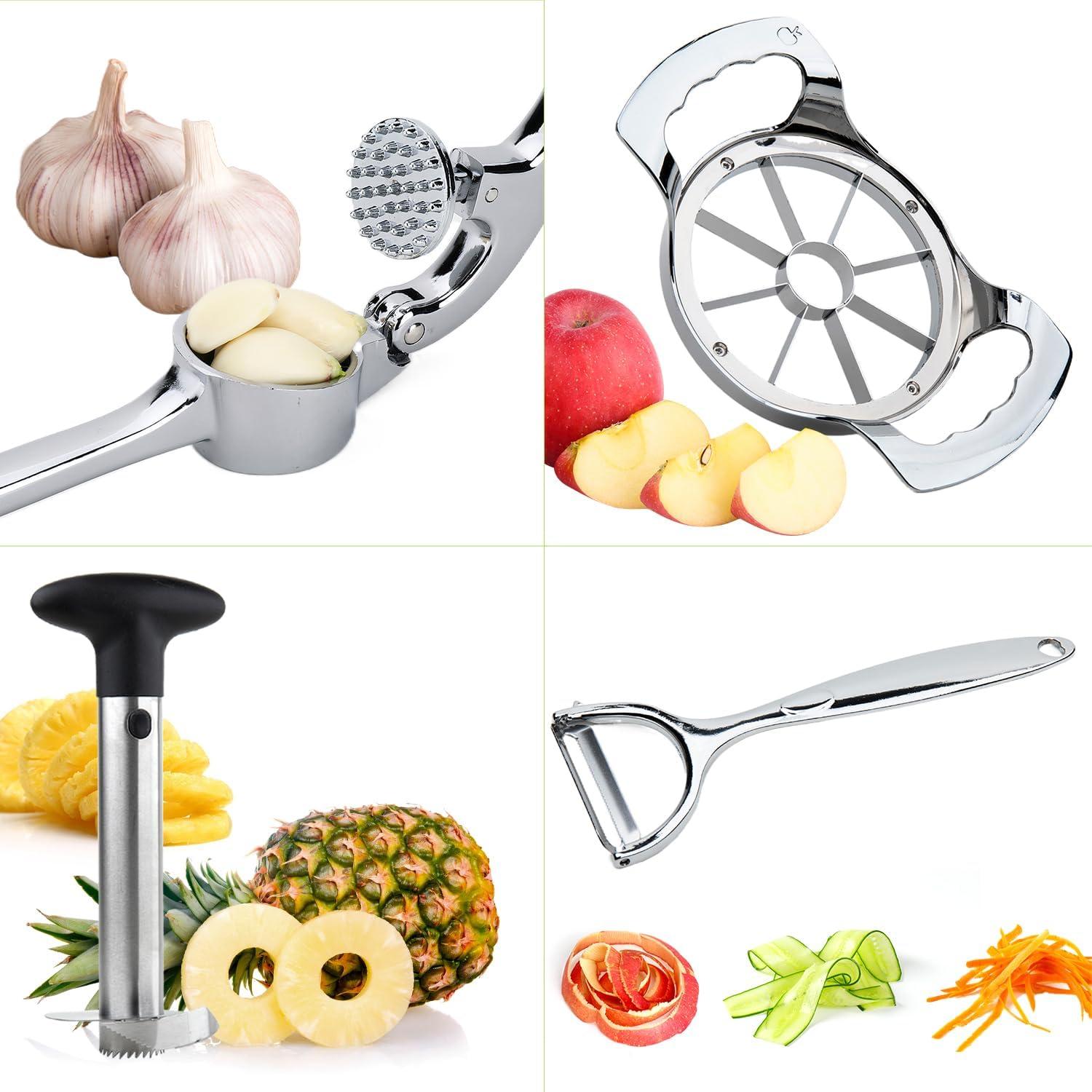 Juego de Herramientas de Cocina f. tu creencia - 4 en 1 Multifuncional